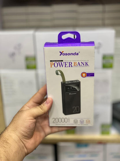 Fast Charging Power Bank – 20,000 mAh | Charge 3 Devices Simultaneously Trend Nexus