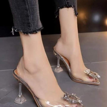 Stylish Women's Canvas Heels – 1 Pc Fancy & Formal Footwear Trend Nexus