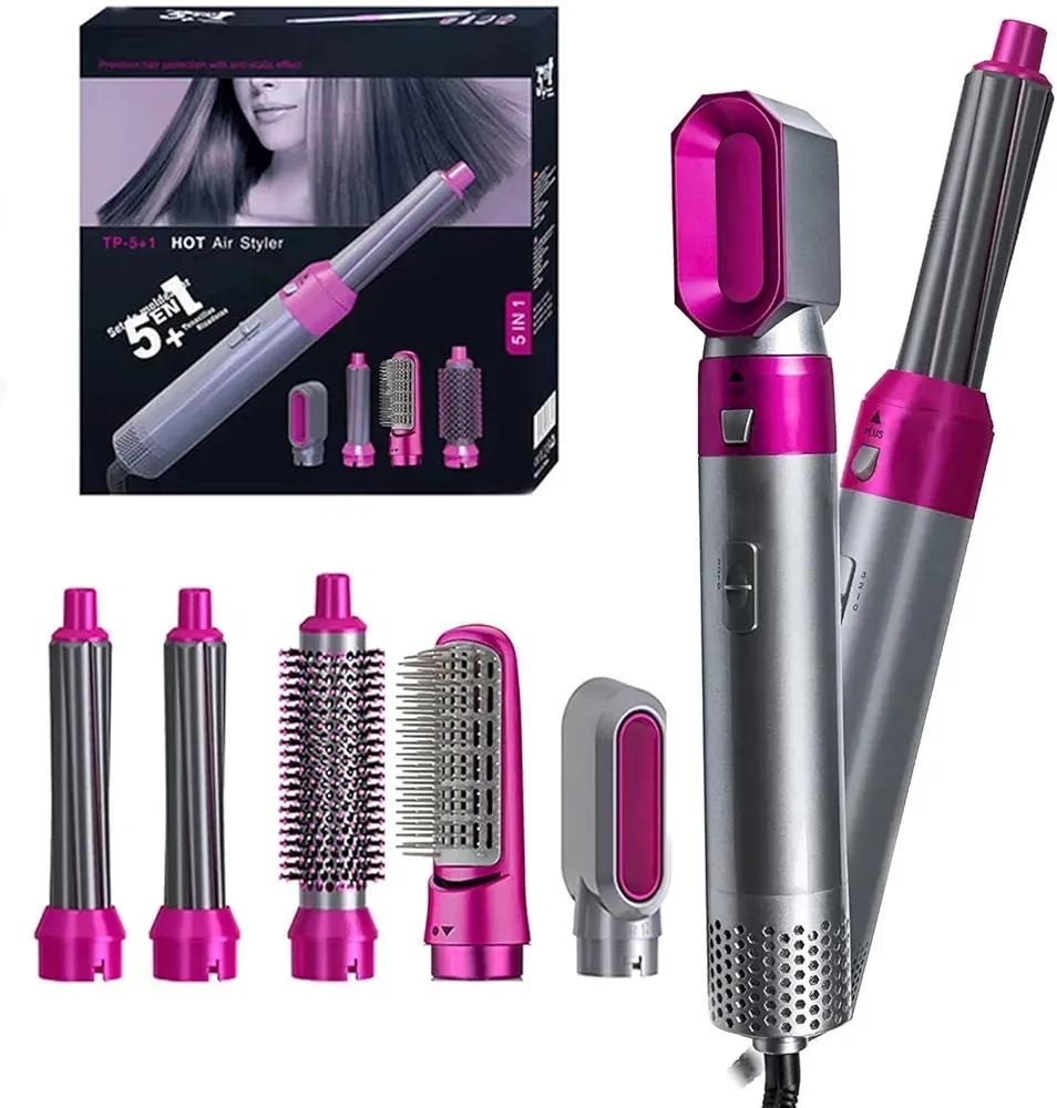 5in1 Low Noise & Safe Hair Curler & Straightener Trend Nexus