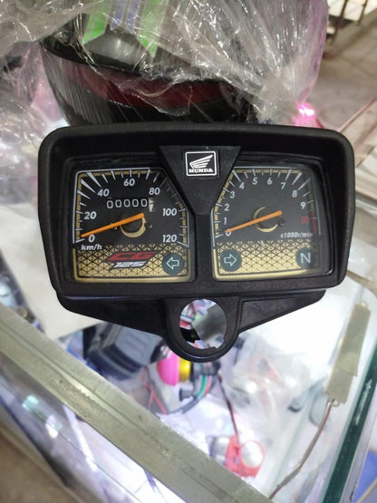 Premium Black Metal Speedometer - 1 Pc with Ease of Installation- For CG 125 Motorcycle Trend Nexus