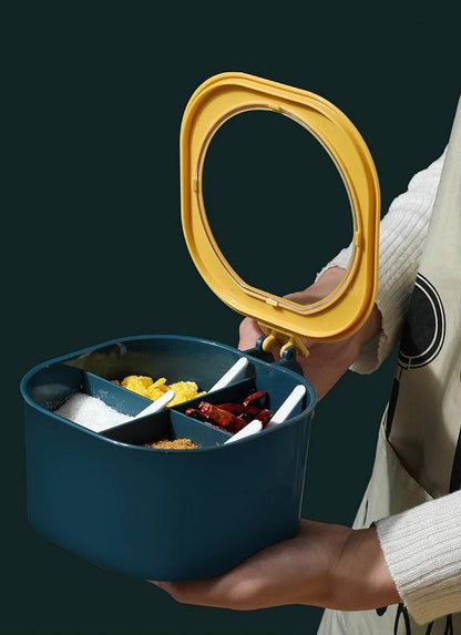 SpiceMaster™ 5-Piece Random Color Spice Box Set with Spoons Trend Nexus