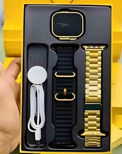 HK-09 Smart Watch Ultra Golden Edition Trend Nexus