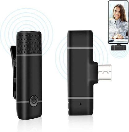 Wireless Lavalier Microphone – Universal Type-C Mic for Vlogging & Streaming Trend Nexus