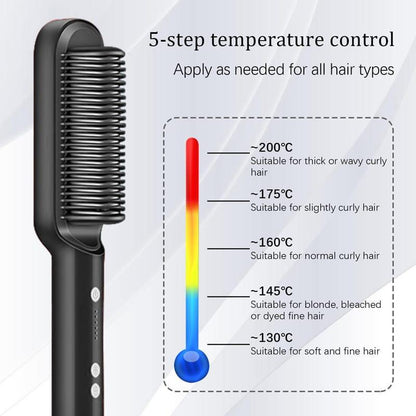 Heat Protection Hair Straightener Brush – Smooth & Safe Styling Trend Nexus
