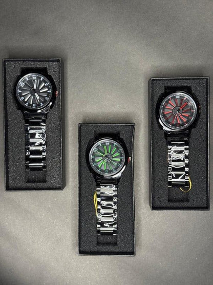 Stainless Steel Spinning Watch with Box Trend Nexus