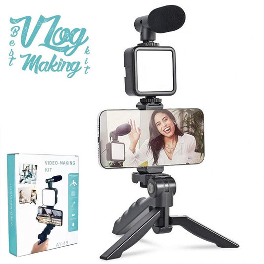 Portable Multipurpose LED Ring Light with Microphone and Tripod - Trend Nexus