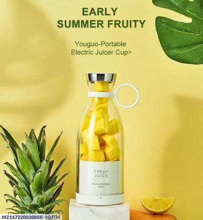 BlendGo™ Portable & Rechargeable Mini Blender – Multicolor (1 Pc) Trend Nexus