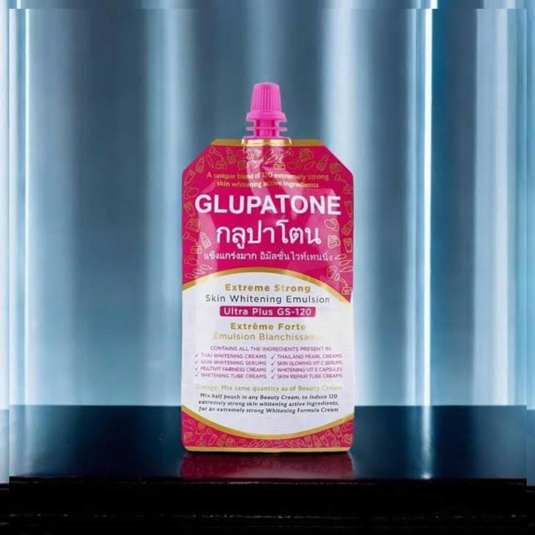 Glupatone Extreme Strong Whitening Emulsion Ultra Plus GS-120 For Face & Body 50ml Trend Nexus