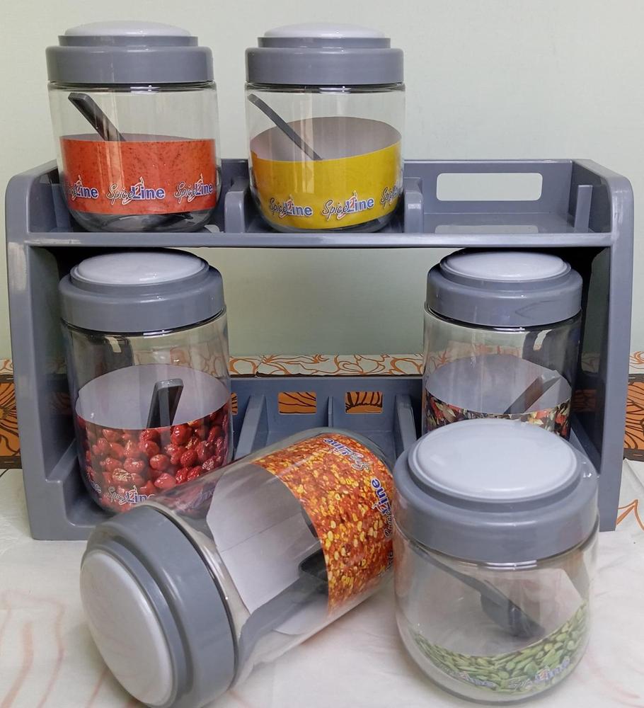 6 In 1 Spices Jar Set Trend Nexus