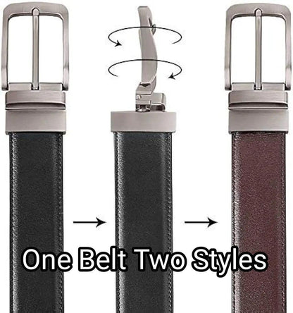 Men's Leather Casual Belt with Metal Buckle Trend Nexus