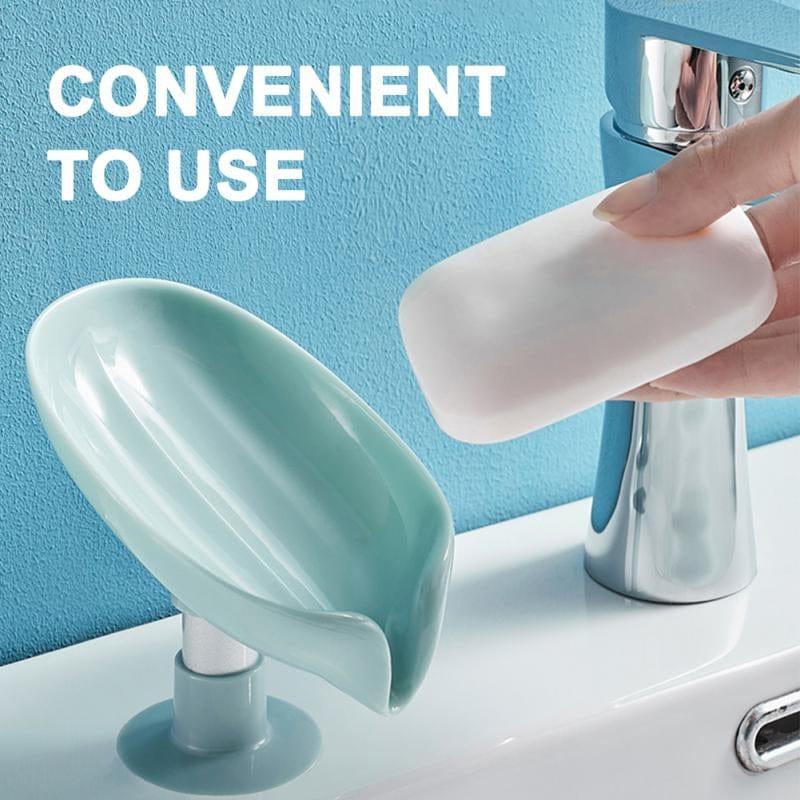 Eco-Friendly Portable Soap Holder - 1 Pc Durable, Green Design for Bathroom Organization Trend Nexus