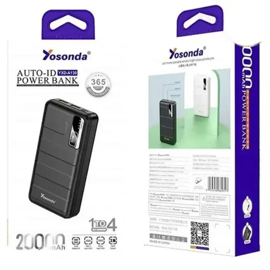 YOUSANDA Power Bank 20,000 mAh – Fast Charging | Power for 3 Devices Trend Nexus