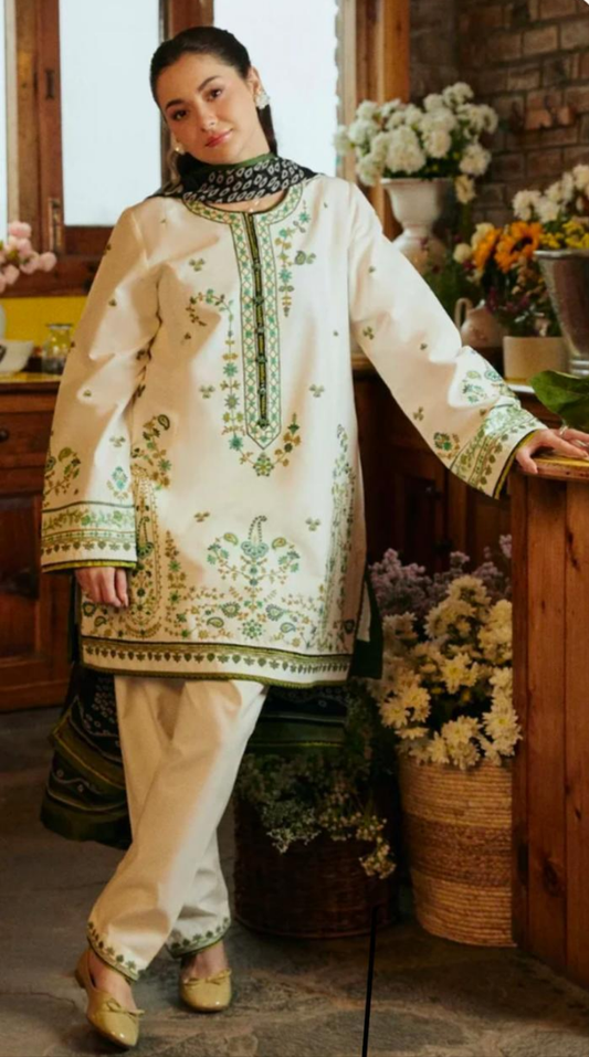 Women's Unstitched Embroidered Suit Trend Nexus