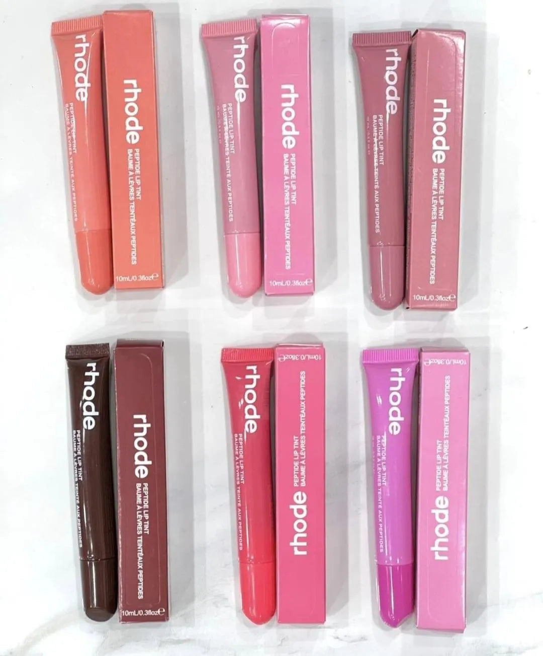 6 Pcs Cool Undertone Glossy Finish Lip Gloss - Multicolor Collection Trend Nexus