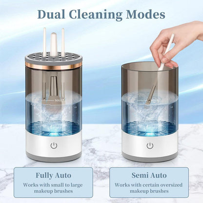 Reusable Automatic Makeup Brush Cleaner & Dryer – Portable & Rechargeable Trend Nexus