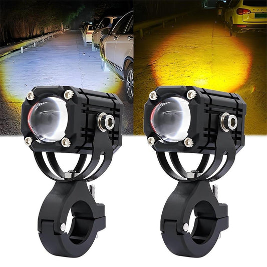 Motorcycle LED Auxiliary Headlight – High/Low Beam, Super Bright Fog & Driving Light Trend Nexus