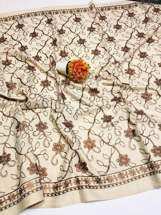 1 Pc Women's Woolen Embroidered Shawl – Elegant Winter Wrap - Trend Nexus