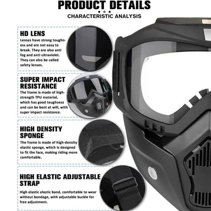 Transparent Glass Durable Black Helmet - 1 Pc Designed for Safety and Comfort Trend Nexus
