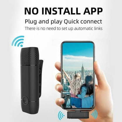 Wireless Lavalier Microphone – Universal Type-C Mic for Vlogging & Streaming Trend Nexus