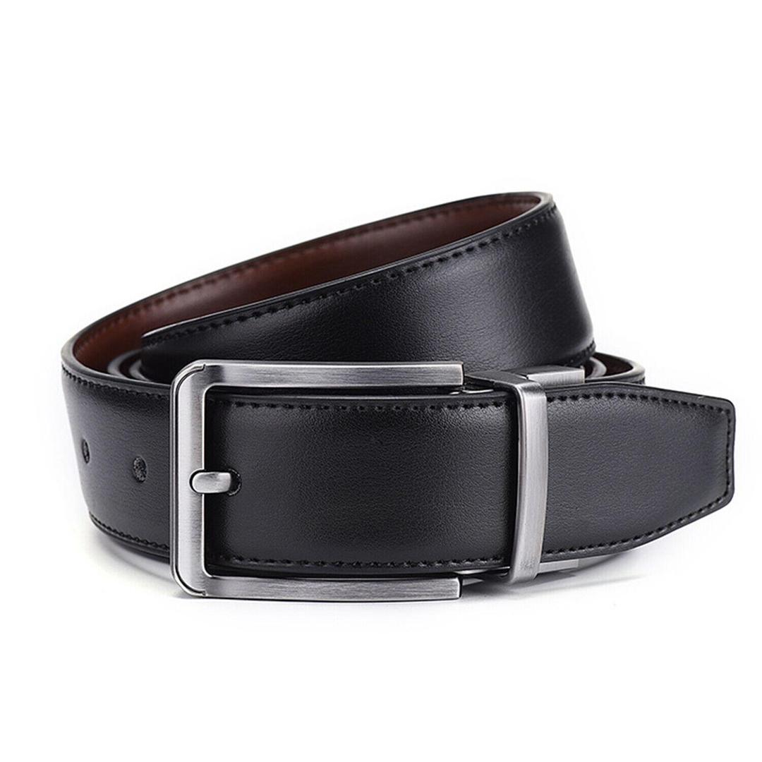 Men's Leather Casual Belt with Metal Buckle Trend Nexus