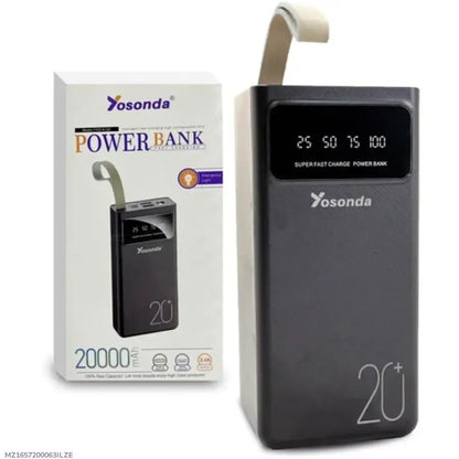 Fast Charging Power Bank – 20,000 mAh | Charge 3 Devices Simultaneously Trend Nexus