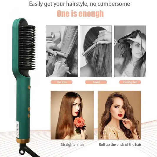 Heat Protection Hair Straightener Brush Trend Nexus
