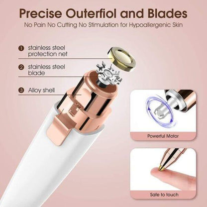 BrowEase™ Women’s Eyebrow Hair Trimmer – 2-Blade Precision Tool Trend Nexus