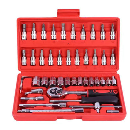 SteelPro™ 46-Piece Stainless Steel Bike Repair Kit – Compact & Durable Trend Nexus