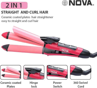 Frizz Therapy Hair Curler & Straightener – Lightweight & Ergonomic Design Trend Nexus