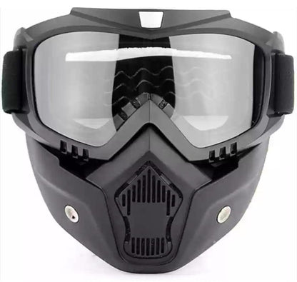 Transparent Glass Durable Black Helmet - 1 Pc Designed for Safety and Comfort Trend Nexus