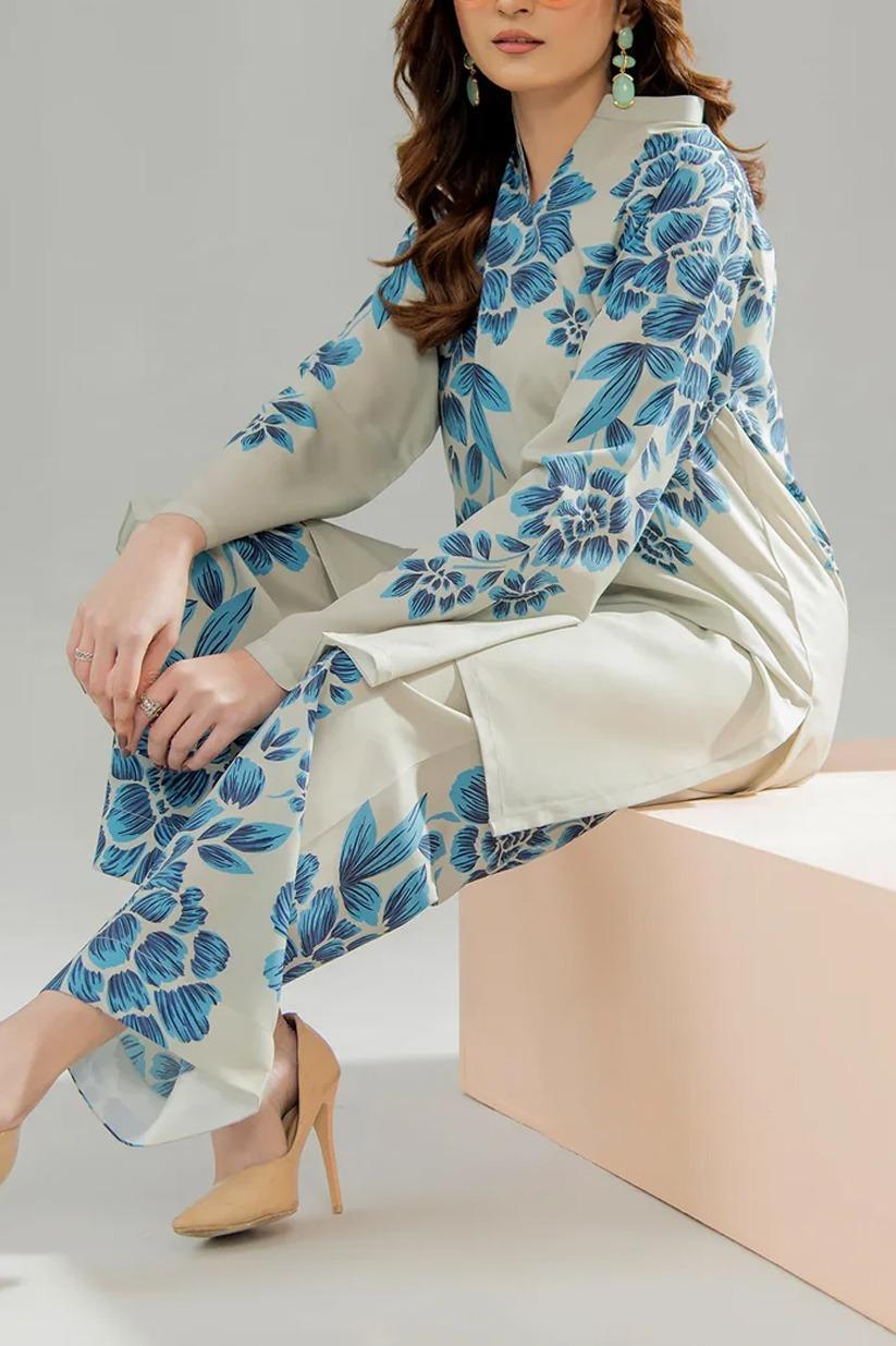 Women's Stitched Printed Shirt and Trouser Set - 2 Pcs Trend Nexus