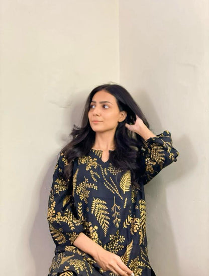 Women’s Stitched Linen Plain 2-Piece Suit Trend Nexus