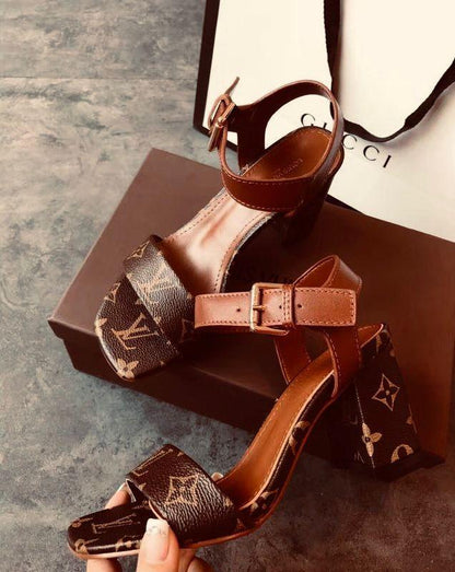 Women's Rexine Casual Heels Trend Nexus