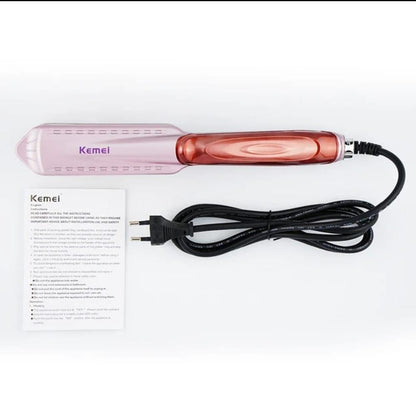 Corded Electric Hair Straightener – KM-471 (Lilac) Trend Nexus