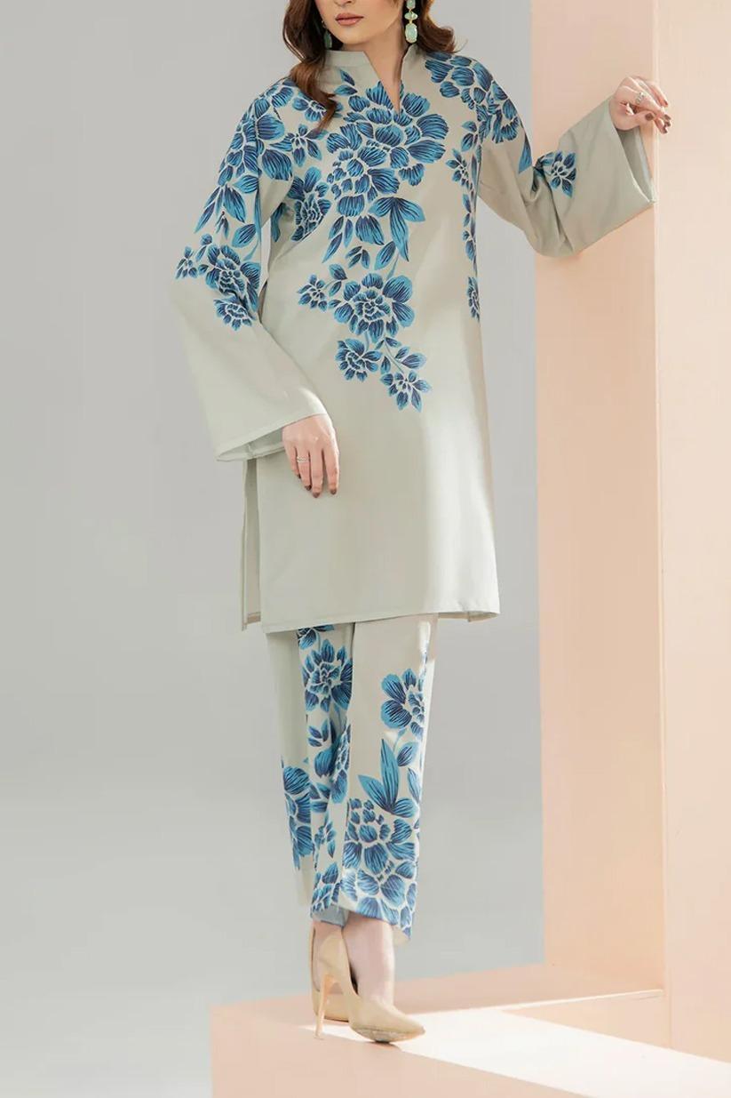 Women's Stitched Printed Shirt and Trouser Set - 2 Pcs Trend Nexus