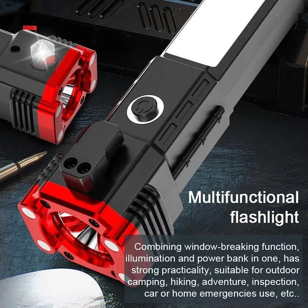 Powerful 1 Pc LED Rechargeable Torch with Advanced Features Trend Nexus