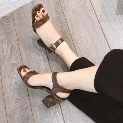 Women's Rexine Casual Heels Trend Nexus