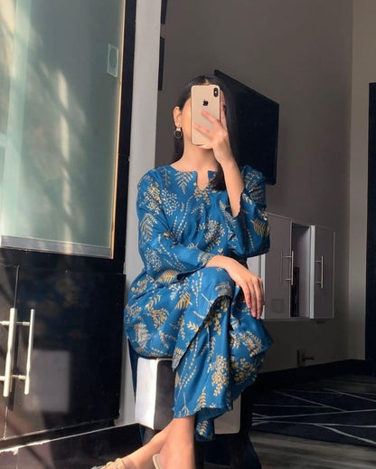 Women’s Stitched Linen Plain 2-Piece Suit Trend Nexus